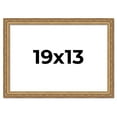 thumbnail image 1 of 19x13 Frame Gold Solid Wood Picture Frame Width 1.25 Inches | Interior Frame Depth 0.375 Inches |, 1 of 8