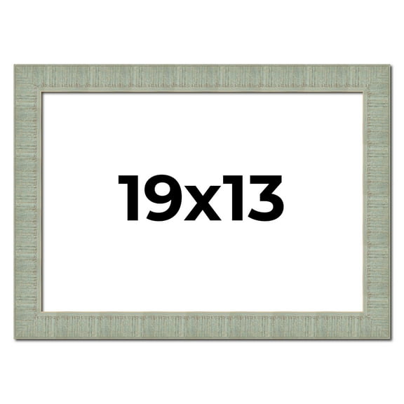 19x13 Frame Green Desert Pear Solid Wood Picture Frame | 1.625 Inch Moulding Width | Interior Frame