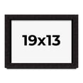 thumbnail image 1 of 19x13 Shadow Box Black Solid Wood Display Picture Frame | 1 Inch Rabbet Depth | | 1.375 Inch, 1 of 4