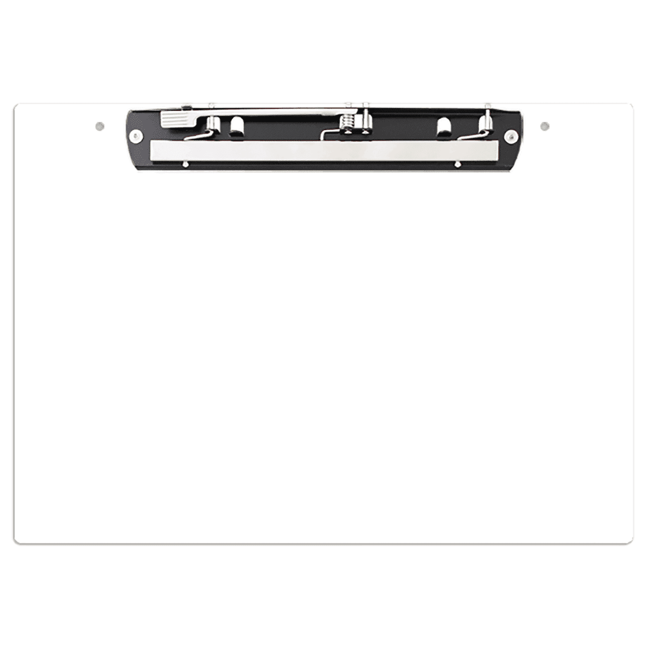 19x13 White Acrylic Clipboard with 11-Inch Hinge Clip – Durable, Oversized Design for Large Documents