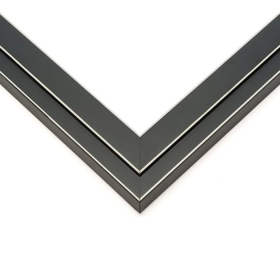 19x14 Frame Black Real Wood Picture Frame Width 1.25 inches | Interior Frame Depth 0.5 inches |