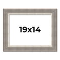 thumbnail image 1 of 19x14 Frame Grey Real Wood Picture Frame Width 2.75 Inches | Interior Frame Depth 0.5 Inches |, 1 of 8
