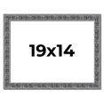 thumbnail image 1 of 19x14 Frame Silver Black Rustic Sonoma Solid Wood Picture Frame | 1.5 Inch Moulding Width |, 1 of 8