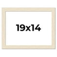 thumbnail image 1 of 19x14 Frame White Real Wood Picture Frame Width 1.5 inches | Interior Frame Depth 0.5 inches | Barn, 1 of 8