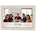 thumbnail image 1 of 19x14 Frame White Real Wood Picture Frame Width 1.5 inches | Interior Frame Depth 0.5 inches |, 1 of 8