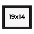 thumbnail image 1 of 19x14 Shadow Box Black Solid Wood Display Picture Frame | 1 Inch Rabbet Depth | | 1.375 Inch, 1 of 4