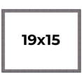 thumbnail image 1 of 19x15 Frame Blue Kingsley Pewter Solid Wood Picture Frame Width 0.75 Inches |Interior Depth 0.5, 1 of 8