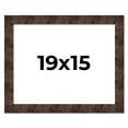 thumbnail image 1 of 19x15 Frame Brown Burl Real Wood Picture Frame Width 1.625 Inches | Interior Frame Depth 0.5 Inches, 1 of 8