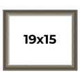 thumbnail image 1 of 19x15 Frame Brown Solid Wood Picture Frame | 1.75 Inch Moulding Width | Austin Frame Complete with, 1 of 8