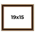 thumbnail image 1 of 19x15 Frame Gold Brown Plein Air Vintage Solid Wood Picture Frame | 1.75 Inches Moulding Width |, 1 of 8