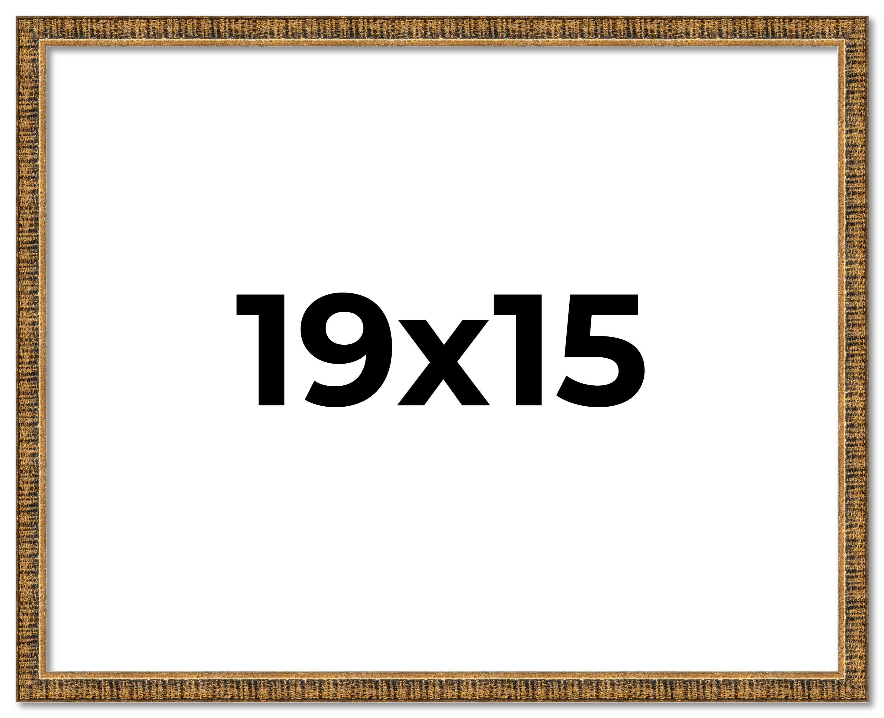 19x15 Frame Gold Picture Frame - Complete Modern Photo Frame Includes ...