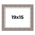 thumbnail image 1 of 19x15 Frame Grey Real Wood Picture Frame Width 2.75 Inches | Interior Frame Depth 0.5 Inches |, 1 of 8