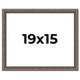thumbnail image 1 of 19x15 Frame Silver Real Wood Picture Frame Width 1.25 Inches | Interior Frame Depth 0.5 Inches |, 1 of 8
