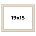 thumbnail image 1 of 19x15 Frame White Real Wood Picture Frame Width 1.75 inches | Interior Frame Depth 0.5 inches |, 1 of 8