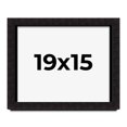 thumbnail image 1 of 19x15 Shadow Box Black Solid Wood Display Picture Frame | 1 Inch Rabbet Depth | | 1.375 Inch, 1 of 4