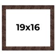 thumbnail image 1 of 19x16 Frame Brown Burl Real Wood Picture Frame Width 1.625 Inches | Interior Frame Depth 0.5 Inches, 1 of 8