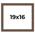 thumbnail image 1 of 19x16 Frame Brown Distressed Barnwood Picture Frame | Rustic Farmhouse Photo Frame Includes UV, 1 of 8