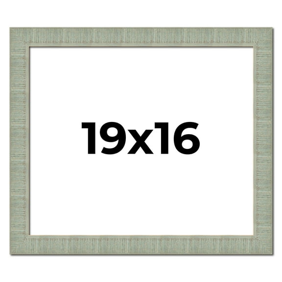 19x16 Frame Green Desert Pear Solid Wood Picture Frame | 1.625 Inch Moulding Width | Interior Frame