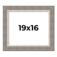thumbnail image 1 of 19x16 Frame Grey Real Wood Picture Frame Width 2.75 Inches | Interior Frame Depth 0.5 Inches |, 1 of 8