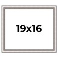 thumbnail image 1 of 19x16 Frame Silver Real Wood Picture Frame Width 1.25 Inches | Interior Frame Depth 0.5 Inches |, 1 of 8