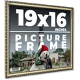 thumbnail image 1 of 19x16 Frame Silver Solid Wood Picture Frame Width 1.125 Inches | Interior Frame Depth 0.375 Inches, 1 of 8