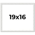 thumbnail image 1 of 19x16 Frame White Real Wood Picture Frame Width 0.75 inches | Interior Frame Depth 0.5 inches |, 1 of 8