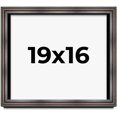 thumbnail image 1 of 19x16 Shadow Box Frame Brown Cherry | 2.625 Inches Deep Pine Wood Traditional Shadowbox Display, 1 of 8