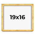 thumbnail image 1 of 19x16 Shadow Box Frame Gold | 1.625 Inches Deep Real Wood Traditional Shadowbox Display Frame | UV, 1 of 5