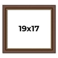 thumbnail image 1 of 19x17 Copper and Brown Real Wood Picture Frame Width 2 inches | Interior Frame Depth 0.5 inches |, 1 of 8