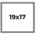 thumbnail image 1 of 19x17 Frame Blue Kingsley Pewter Solid Wood Picture Frame Width 0.75 Inches |Interior Depth 0.5, 1 of 8