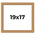 thumbnail image 1 of 19x17 Frame Gold Real Wood Picture Frame Width 1.5 inches | Interior Frame Depth 0.5 inches |, 1 of 8