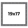 thumbnail image 1 of 19x17 Frame Silver Black Rustic Sonoma Solid Wood Picture Frame | 1.5 Inch Moulding Width |, 1 of 8