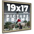 thumbnail image 1 of 19x17 Frame Silver Solid Wood Picture Frame Width 1.125 Inches | Interior Frame Depth 0.375 Inches, 1 of 8