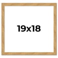 thumbnail image 1 of 19x18 Frame Beige Real Wood Picture Frame Width 1.25 inches | Interior Frame Depth 0.5 inches |, 1 of 8