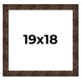 thumbnail image 1 of 19x18 Frame Brown Burl Real Wood Picture Frame Width 1.625 Inches | Interior Frame Depth 0.5 Inches, 1 of 8