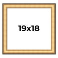 thumbnail image 1 of 19x18 Frame Gold Plein Aire Solid Wood Picture Frame Width 2 Inches | Interior Frame Depth 0.5, 1 of 8