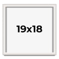 thumbnail image 1 of 19x18 Shadow Box Silver Brushed Striped Display Frame | 1.625 Inches Deep | 1 Inch Moulding Width |, 1 of 8