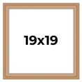 thumbnail image 1 of 19x19 Frame Charleston Honey Brown Solid Wood Picture Frame Width 1.75 Inches | Interior Depth 0.5, 1 of 8