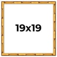 thumbnail image 1 of 19x19 Frame Gold Bamboo Solid Wood Picture Frame | 1 Inch Moulding Width | Interior Frame Depth, 1 of 8