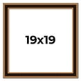 thumbnail image 1 of 19x19 Frame Gold Brown Plein Air Vintage Solid Wood Picture Frame | 1.75 Inches Moulding Width |, 1 of 8