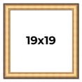 thumbnail image 1 of 19x19 Frame Gold Plein Aire Solid Wood Picture Frame Width 2 Inches | Interior Frame Depth 0.5, 1 of 8