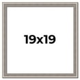 thumbnail image 1 of 19x19 Frame Grey Real Wood Picture Frame Width 1.25 inches | Interior Frame Depth 0.5 inches | Hans, 1 of 8