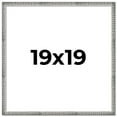 thumbnail image 1 of 19x19 Frame Silver Grey Distressed Solid Wood Picture Frame | 0.75 Inch Moulding Width | Interior, 1 of 8