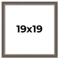 thumbnail image 1 of 19x19 Frame Silver Real Wood Picture Frame Width 1.25 Inches | Interior Frame Depth 0.5 Inches |, 1 of 8