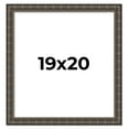 thumbnail image 1 of 19x20 Frame Black Bamboo Solid Wood Picture Frame Width 1.5 Inches | Interior Frame Depth 0.5, 1 of 8