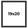 thumbnail image 1 of 19x20 Frame Black Real Wood Picture Frame Width 1.25 Inches | Interior Frame Depth 0.5 Inches |, 1 of 8
