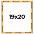 thumbnail image 1 of 19x20 Frame Gold Bamboo Solid Wood Picture Frame | 1 Inch Moulding Width | Interior Frame Depth, 1 of 8