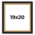 thumbnail image 1 of 19x20 Frame Gold Real Wood Picture Frame Width 2.25 Inches | Interior Frame Depth 0.5 Inches |, 1 of 8