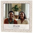 thumbnail image 1 of 19x20 Frame White Real Wood Picture Frame Width 1.5 inches | Interior Frame Depth 0.5 inches |, 1 of 8