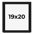 thumbnail image 1 of 19x20 Shadow Box Black Solid Wood Display Picture Frame | 1 Inch Rabbet Depth | | 1.375 Inch, 1 of 4